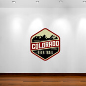 Colorado Beer Trail (D) - Removable Reusable Wall Graphic